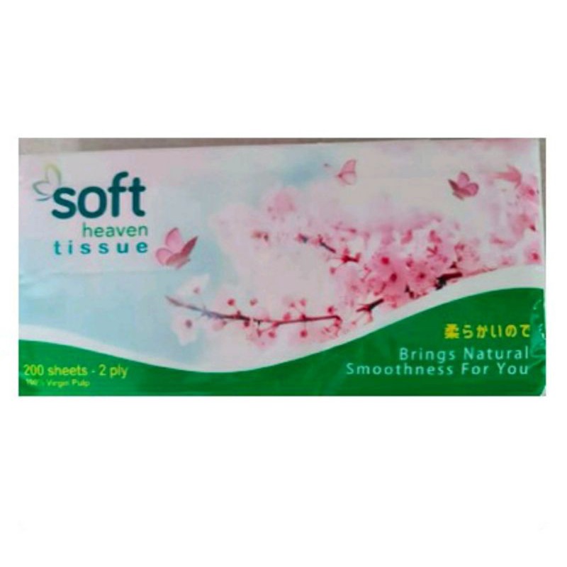 Tissue Paseo smart 250 lembar / Soft Heaven 200 lembar tisu kering