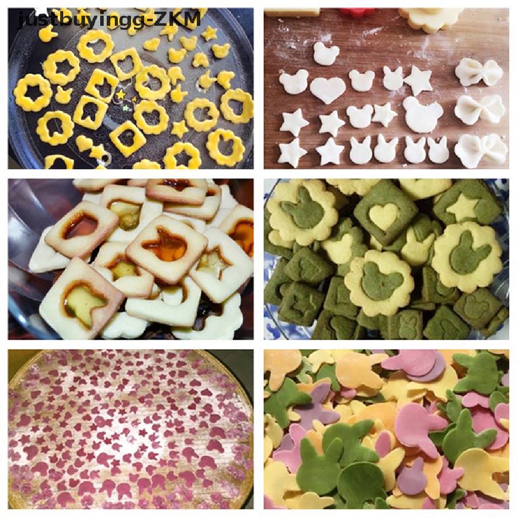 8pcs Alat Pemotong Kue Kering Fondant Untuk Dekorasi