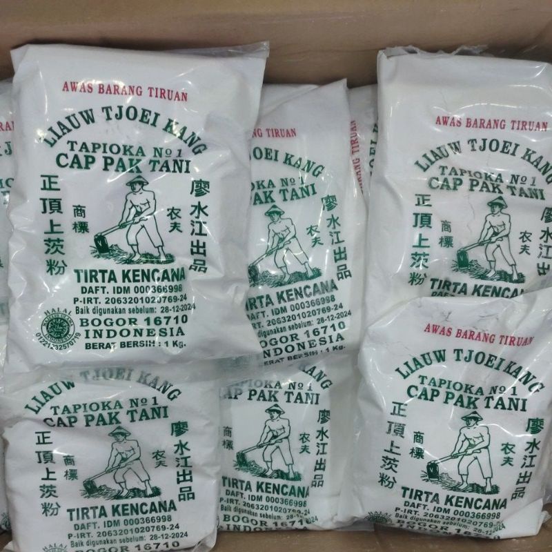 

Liauw Tjoei Kang Tapioka Pak Tani 1kg