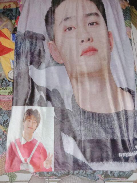 Selimut Custom Kpop- Exo-bts-nct-svt