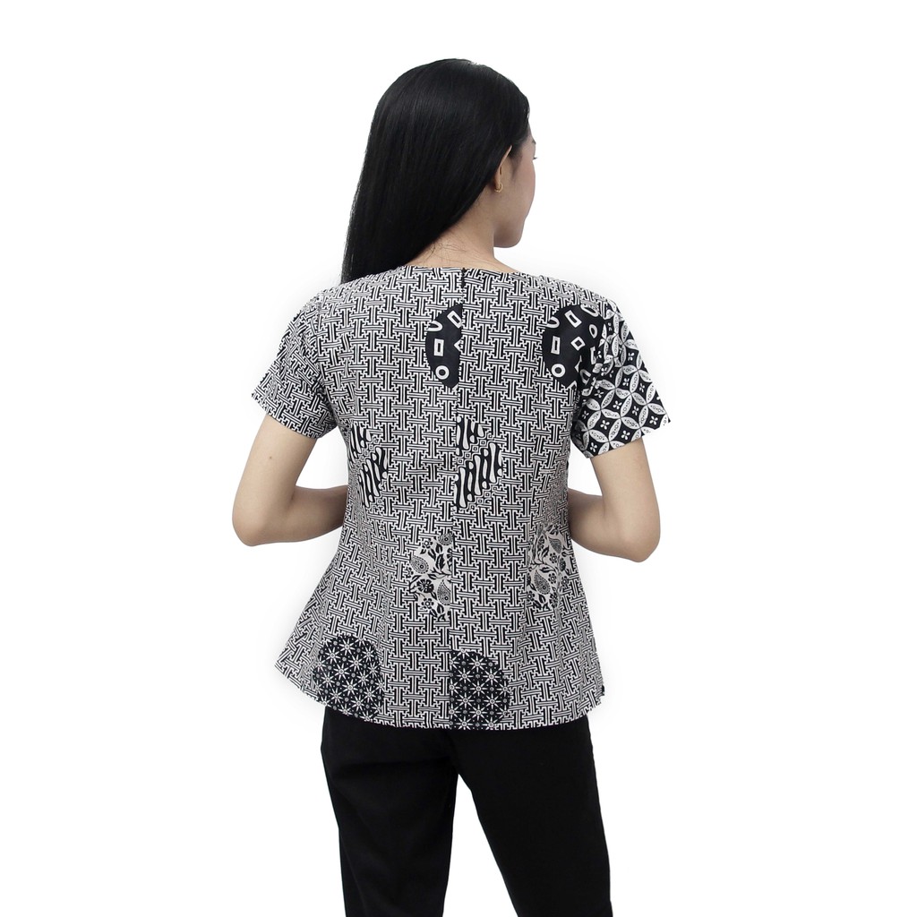 Batik Wanita Blouse Atasan Batik Modern Size S - 5L JUMBO