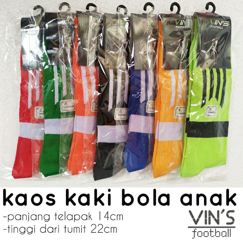 kaos kaki bola futsal anak kecil