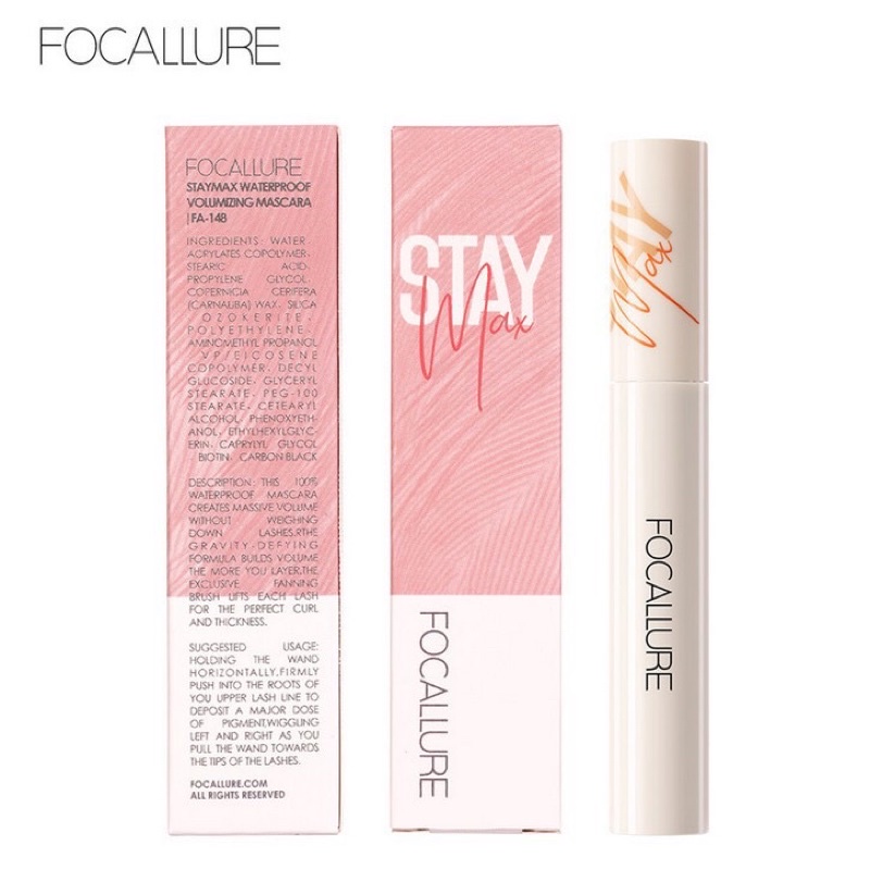 Focallure Staymax Waterproof Volumizing Mascara FA148
