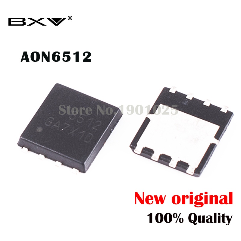 10pcs MOSFET AON6512 AO6512 6512 QFN-8 Baru original 新Yuho