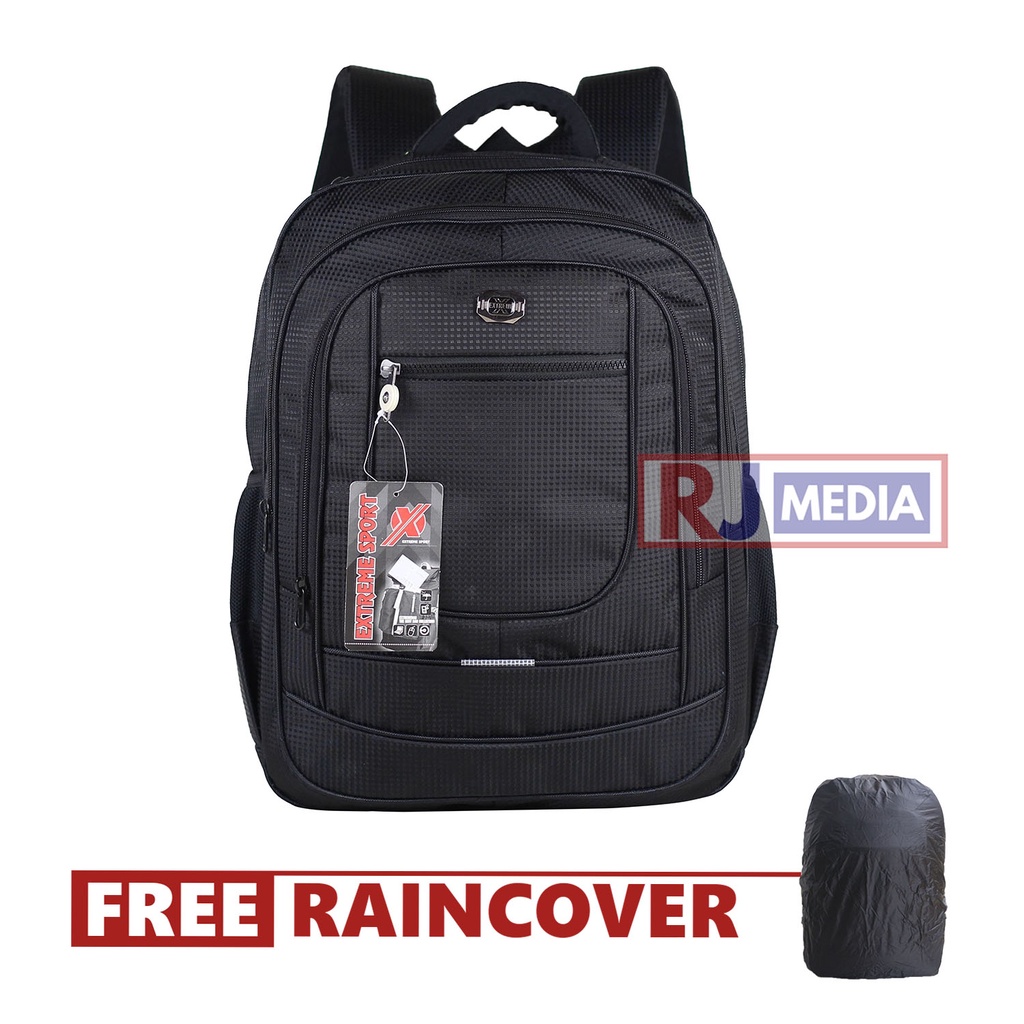 Tas Ransel Sekolah Pria Wanita Extreme Scotlite Premium Bahan Tebal Resleting Kuat Anti Seret Backpack Sekolah SMP SMA Kuliah Kerja Tas Seminar Bonus Raincover Laptop In Muat Buku Paket Kapasitas Besar Kuat Beban Berat