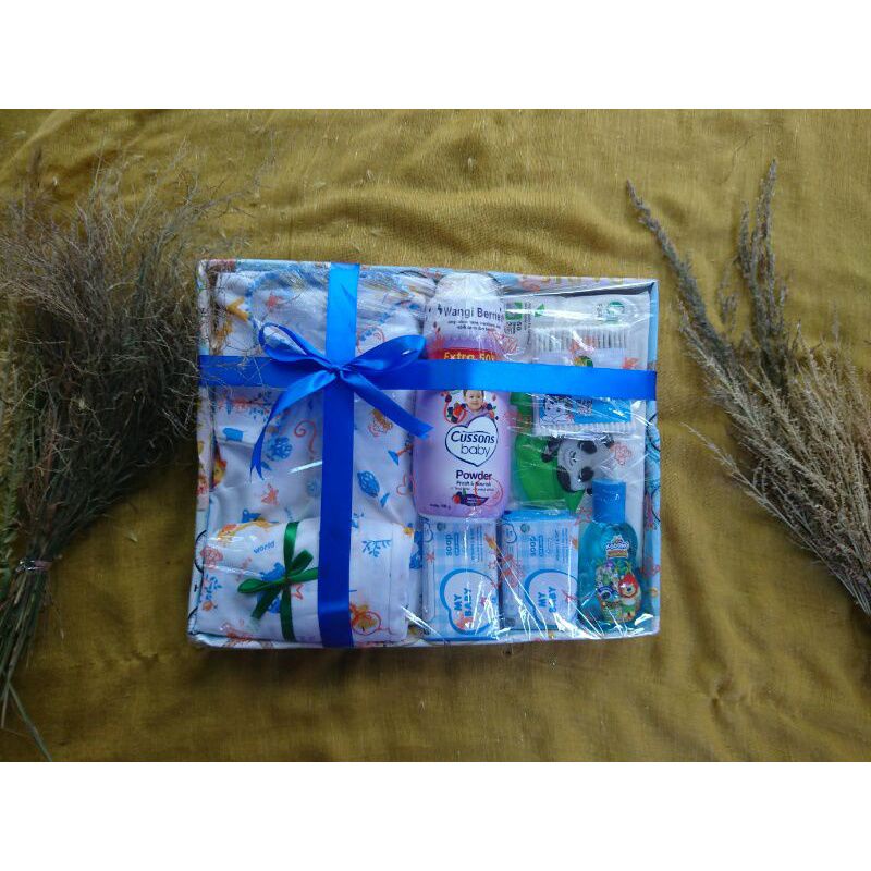 parsel bayi perempuan laki-laki hemat lengkap kado lahiran bayi gift baby
