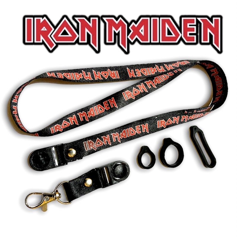 IRON MAIDEN LANYARD HP POD FREE ORING 3PCS