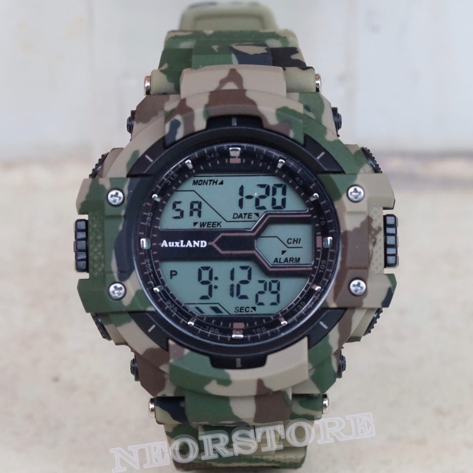 ✔ Best JAM TANGAN SPORT PRIA AUXLAND LORENG ANTI AIR RWV