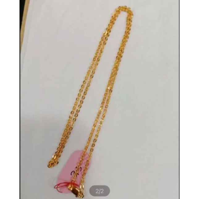 kalung cantik nuri gold titanium asli