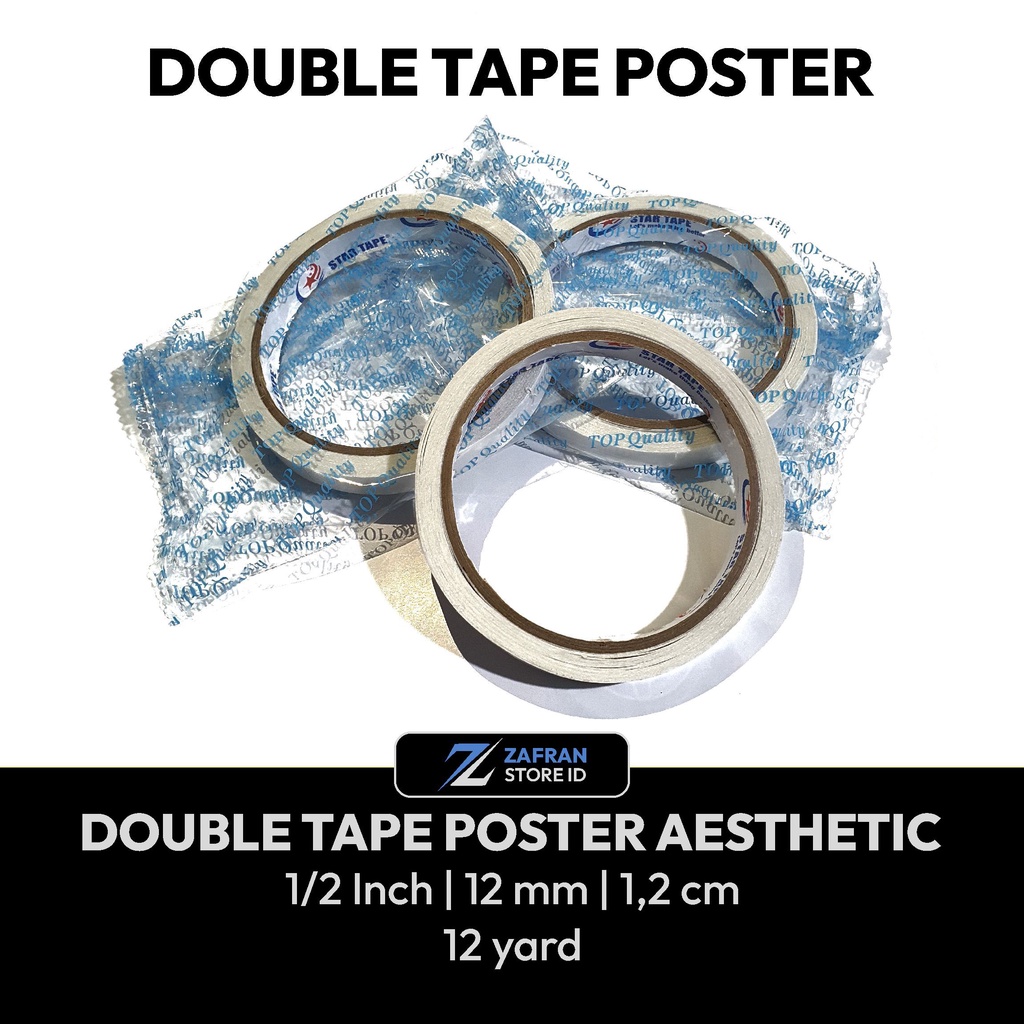 

Double Tape Poster 1/2 Inch