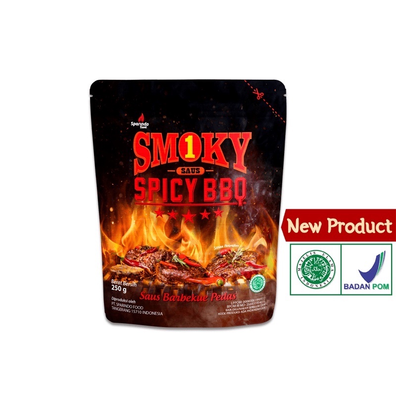 

SMOKY1 SPICY BBQ 250 gram (Spicy Barbeque Sauce)