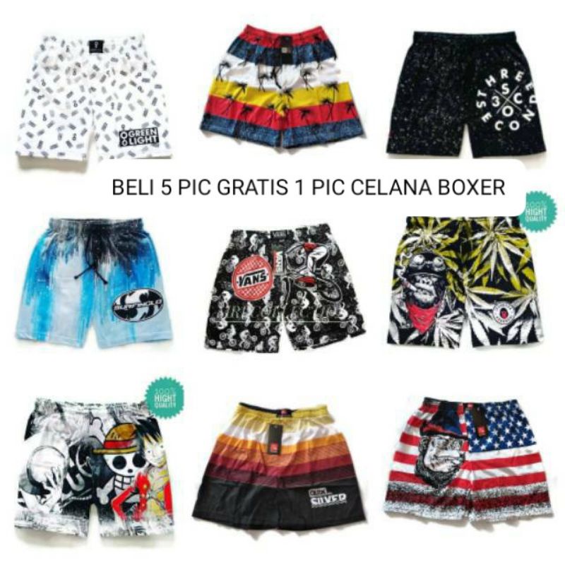 CELANA BOXER PRIA/WANITA FULL PRINT TERLARIS/ 20RIBU/.HARGA.GROSIR.MINIMAL..1kodi