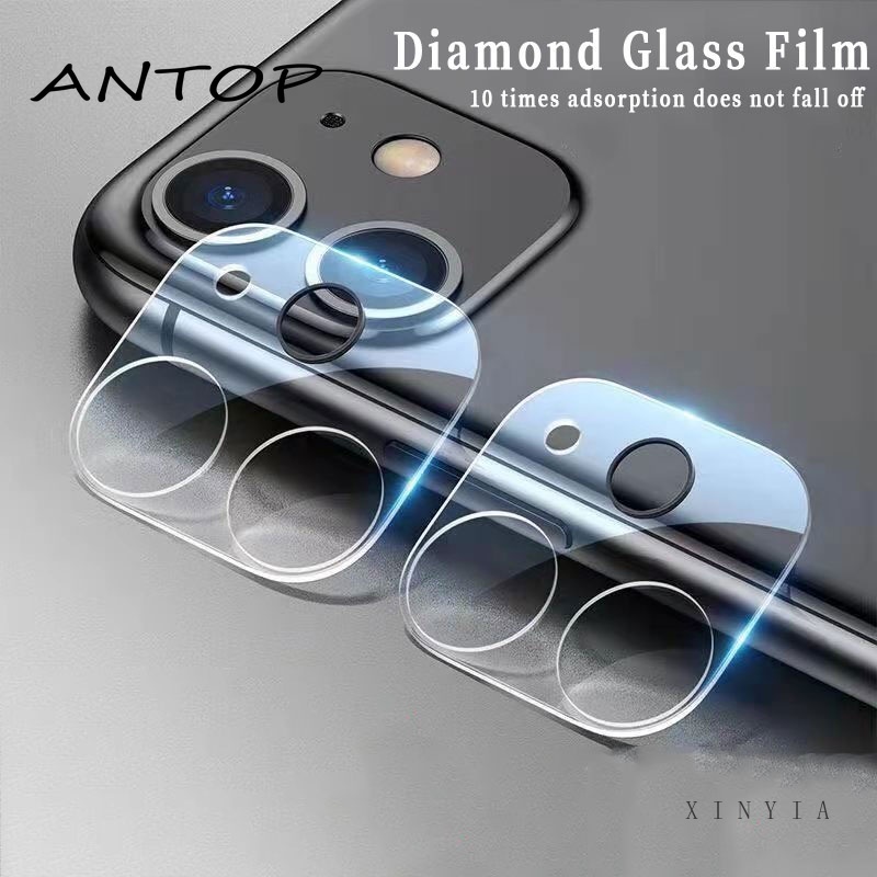 Back Camera Protector Case Sticker 3D Camera Lens Full Cover Protection Transparent Tempered Glass for IPhone 11 12 Pro Max Mini ANTOP