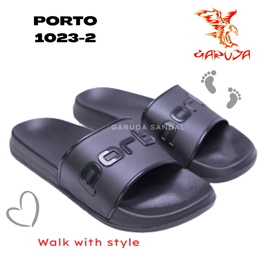 Sandal selop Pria PORTO 1023M-2 Anti Slip Trendy Keren