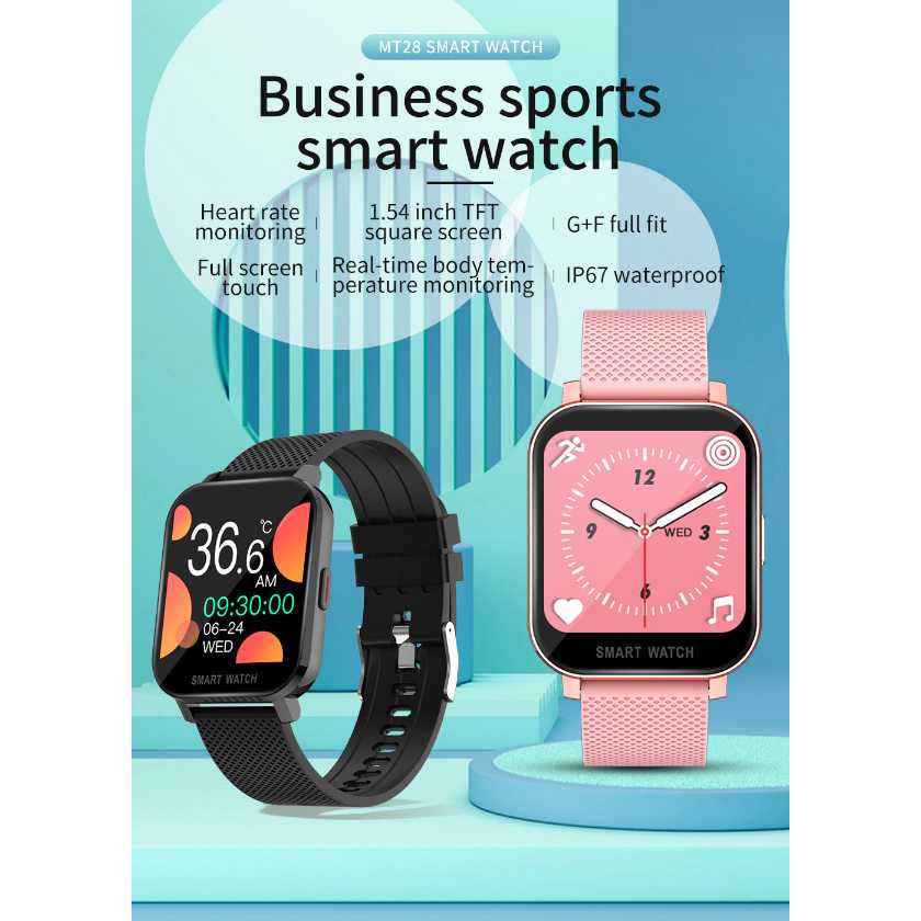 IDN - SKMEI Smartwatch Heart Rate Blood Oxygen Stainless Steel - MT28S