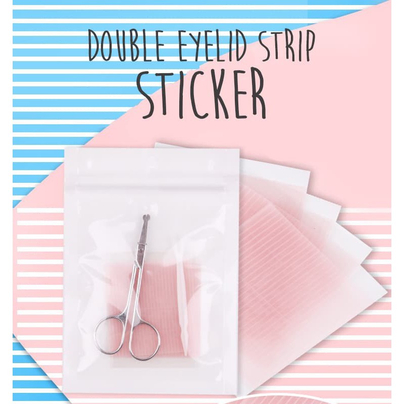 DESJ invisible double eyelid sticker selotip lipatan mata stiker scot