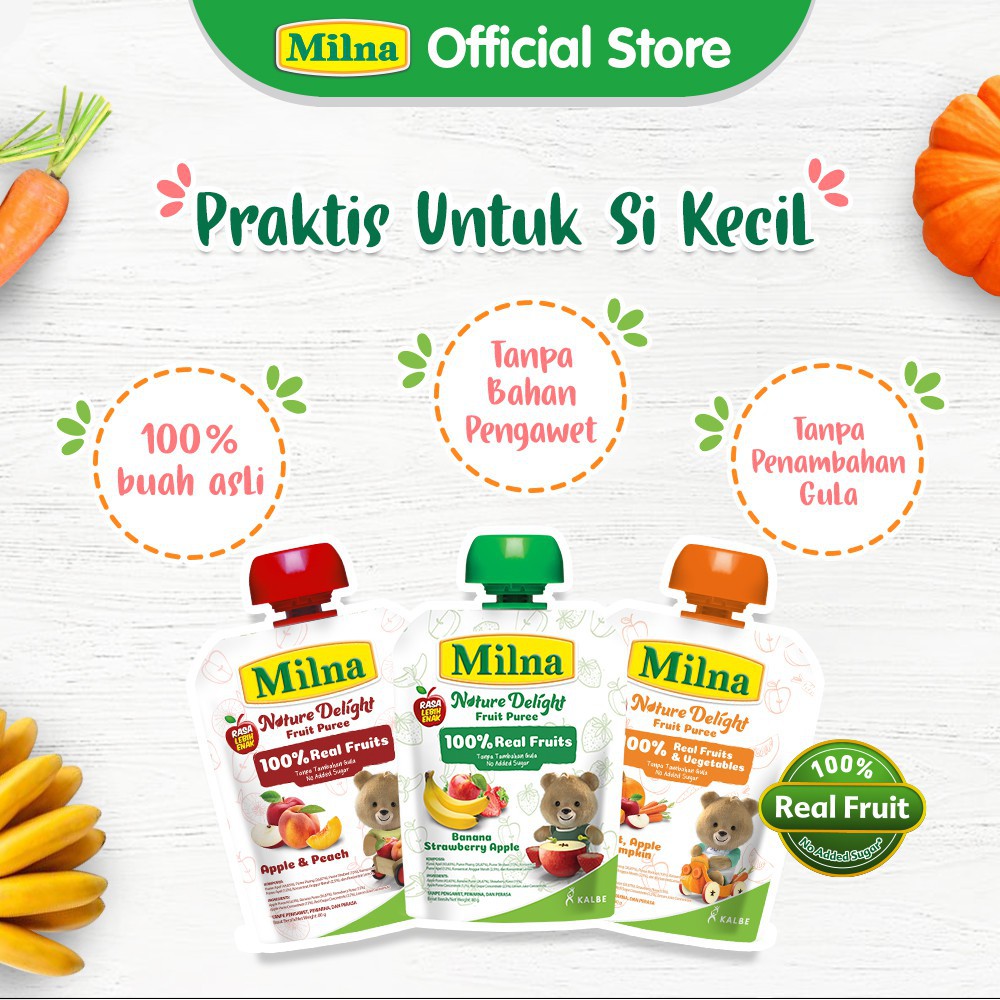 Milna Nature Delight 80 Gram - Kabakids Store