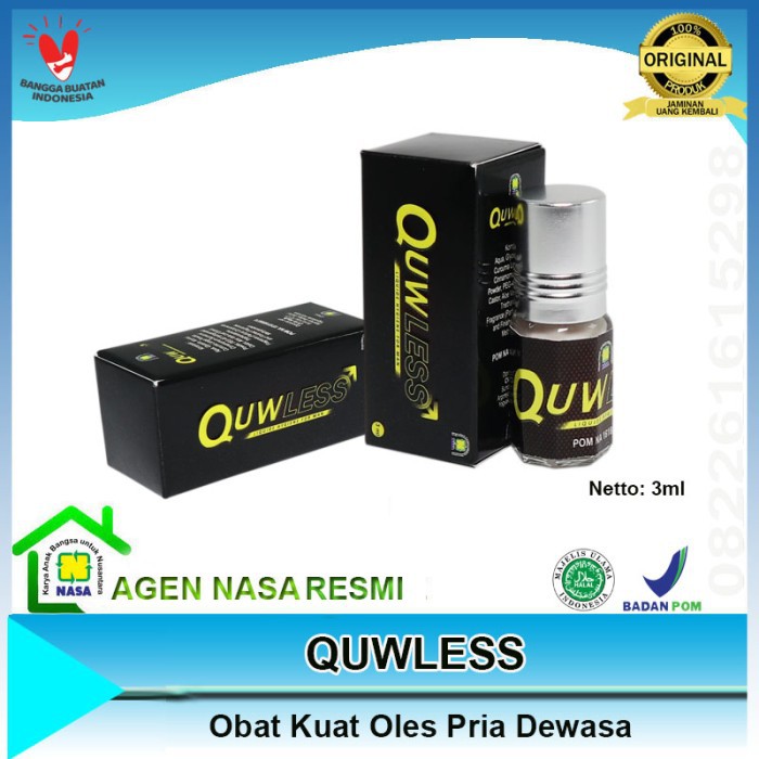 Quwless Obat Oles Pria Produk Nasa