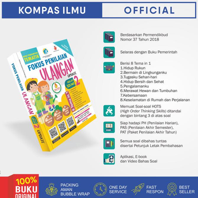 

Buku FOKUS PENILAIAN ULANGAN SD/MI Kelas 2 (Pendamping Tematik) Star Seller Termurah