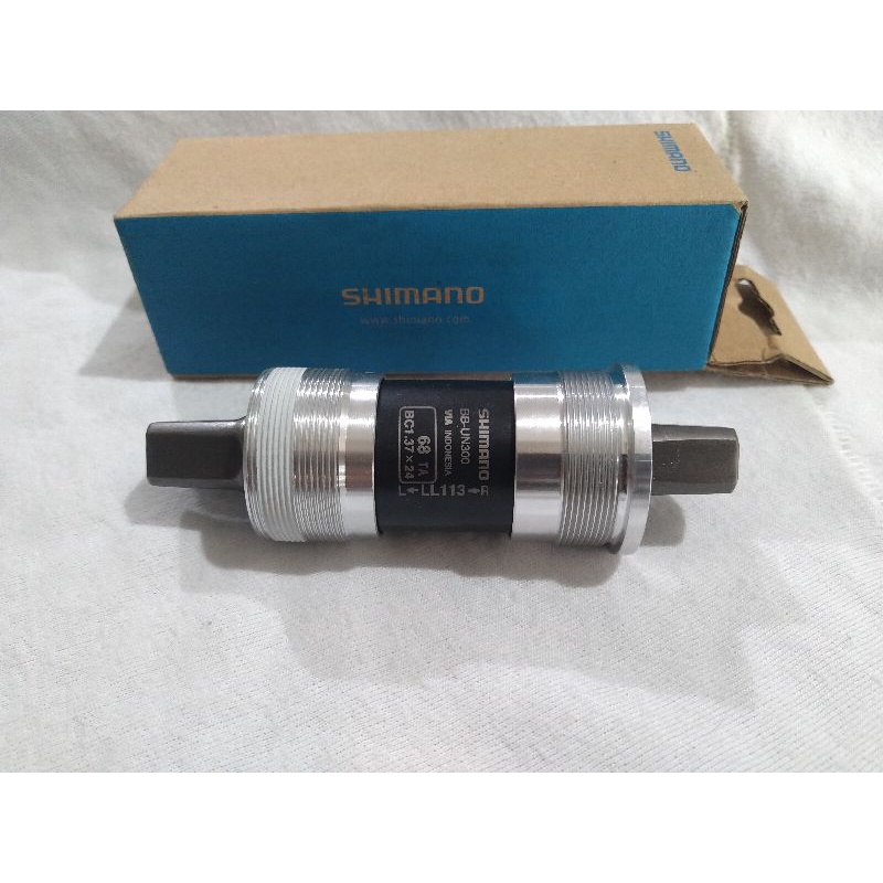 BB KOTAK SHIMANO 68MM 113MM - BB SHIMANO - BOTTOM BRACKET SHIMANO KOTAK - BB KOTAK SHIMANO 68x113mm