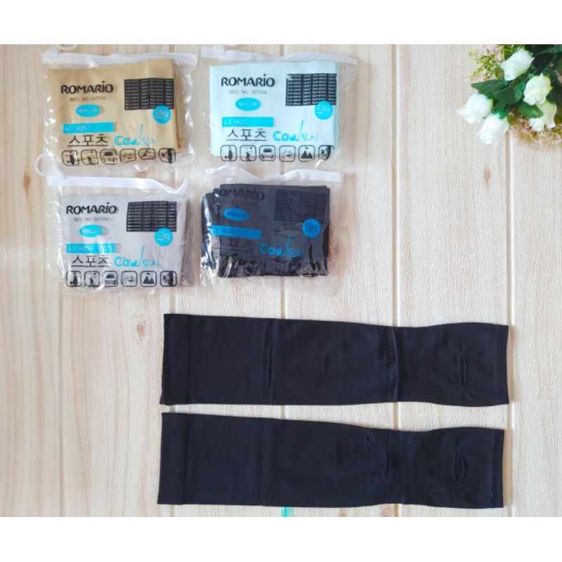 Handsock Deker Manset Lengan Muslimah tebal melar / Handsock Sport Gowes Melar Romario