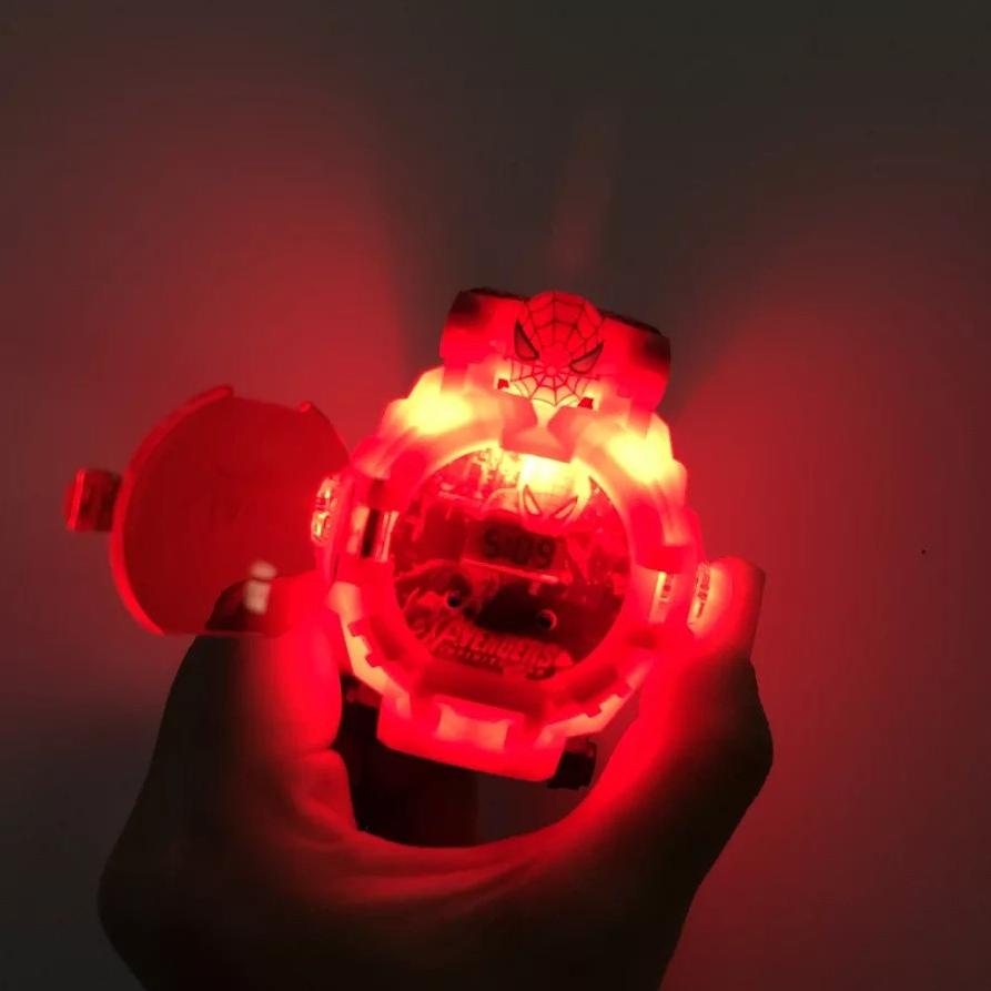 Langsung Atc SPIDERMAN JAM TANGAN ANAK L LAKI BISA MENJADI ROBOT GROSIR MURAH