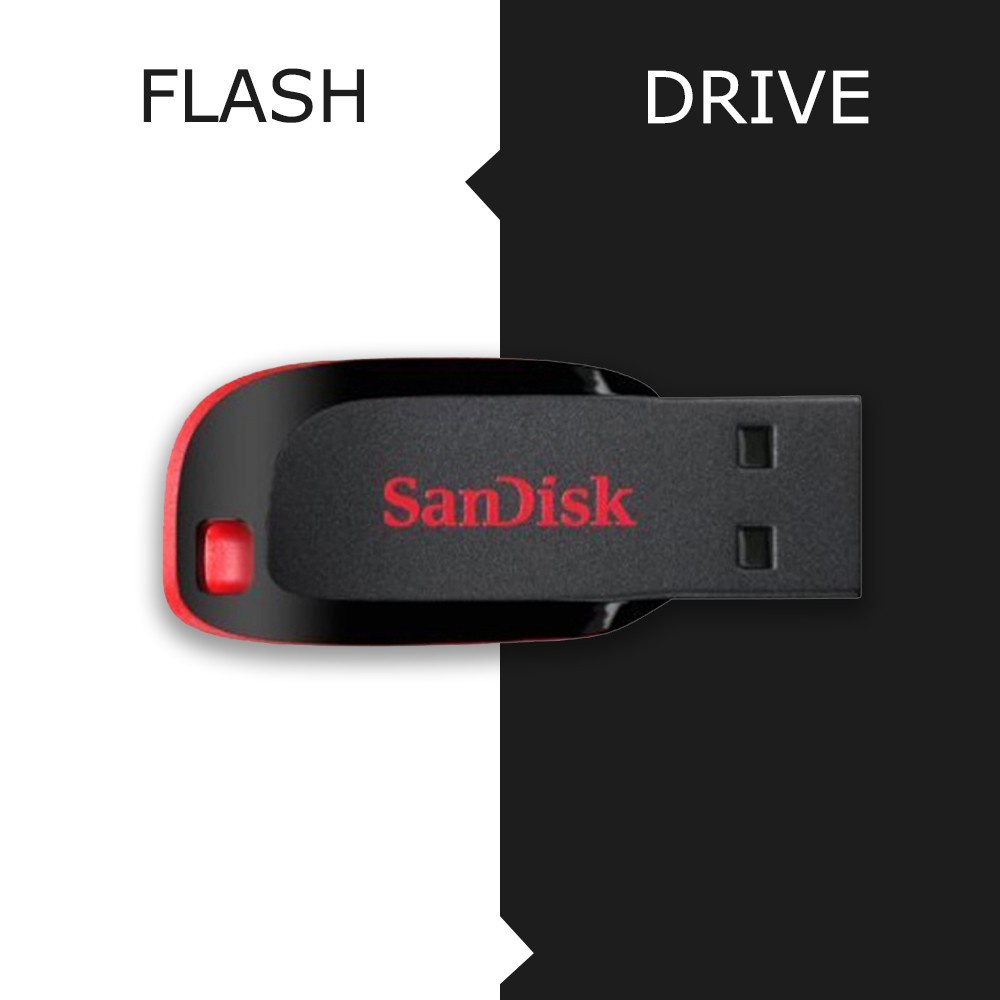 Flashdisk SanDisk 32GB SanDisk Flash Drive 16GB USB 2.0 Cruzer Blade CZ50