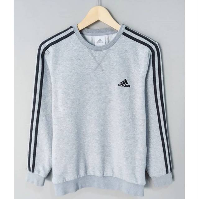 ADIDAS Stripe Original Sweater Crewneck
