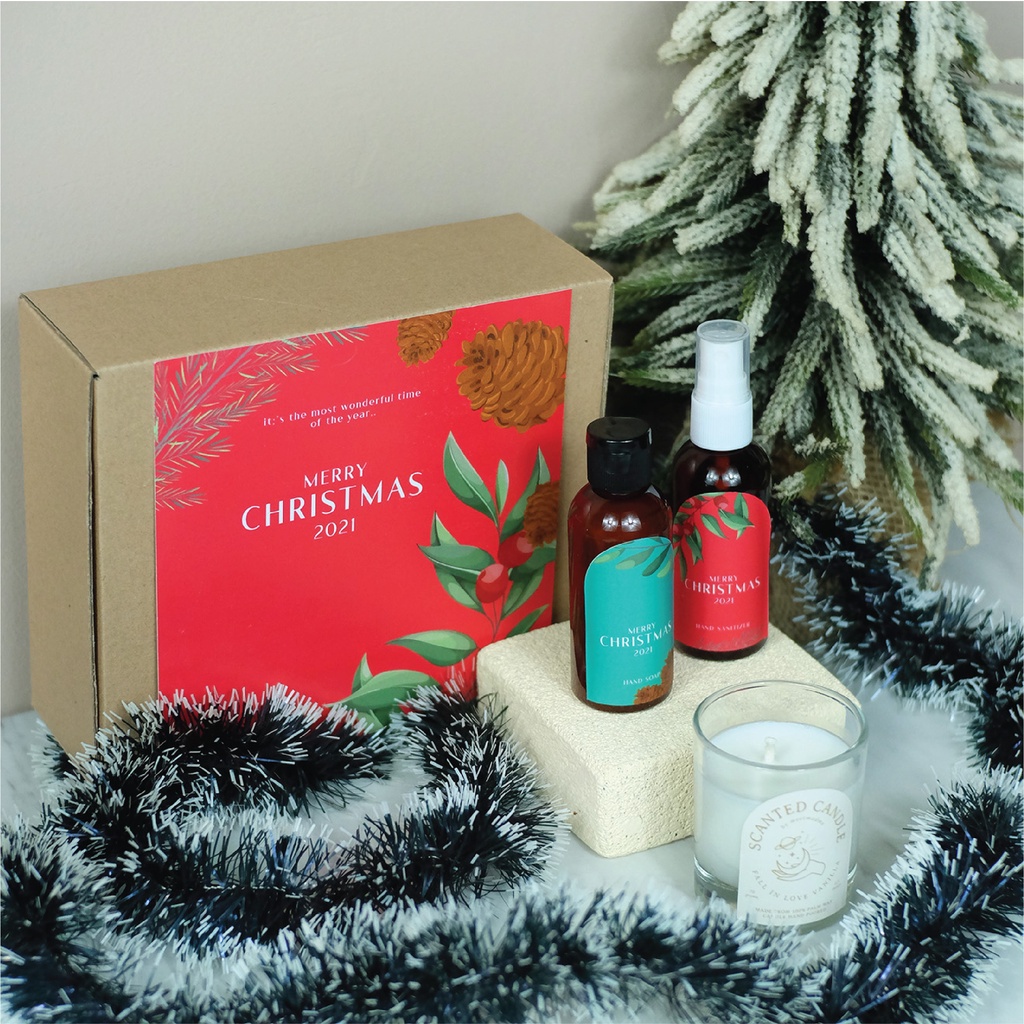 Christmas New Year Hampers New Normal Parcel Natal Souvenir Basic Kit Tahun Baru