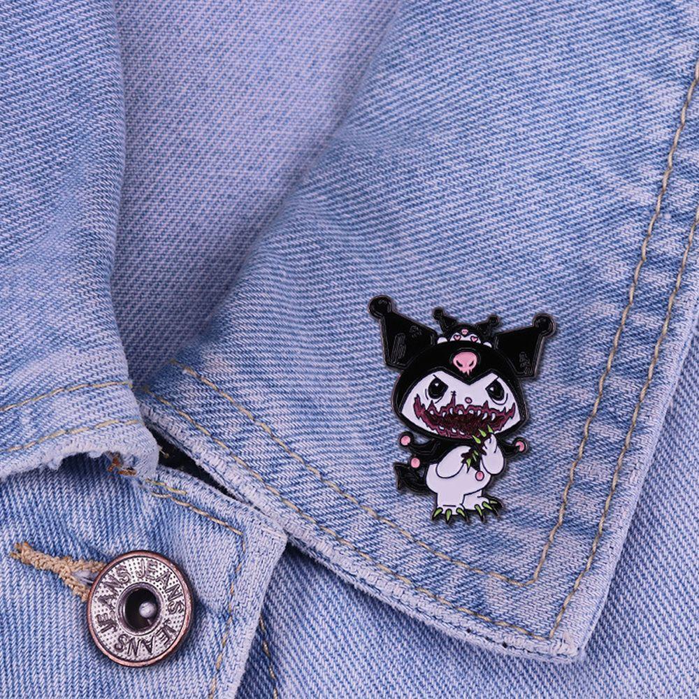 [Elegan] Enamel Keras Pin Mode Kreativitas Anime Lencana Kartun Perhiasan Melodyku Bros Ransel Dekorasi Bros Logam