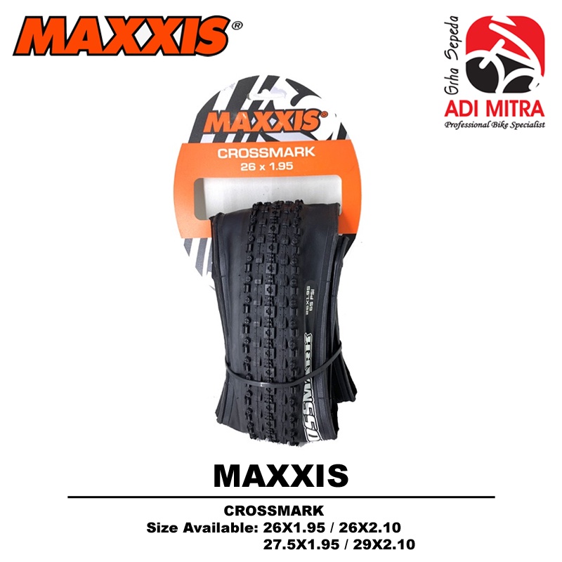 Maxxis Crossmark Kevlar Tire | Ban Luar Sepeda MTB 26 / 27.5 / 29 inch