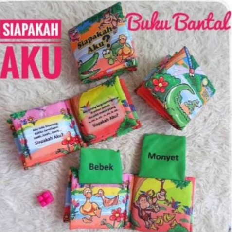 Buku Bantal Bayi Soft Book Baby &quot;Siapakah Aku&quot;