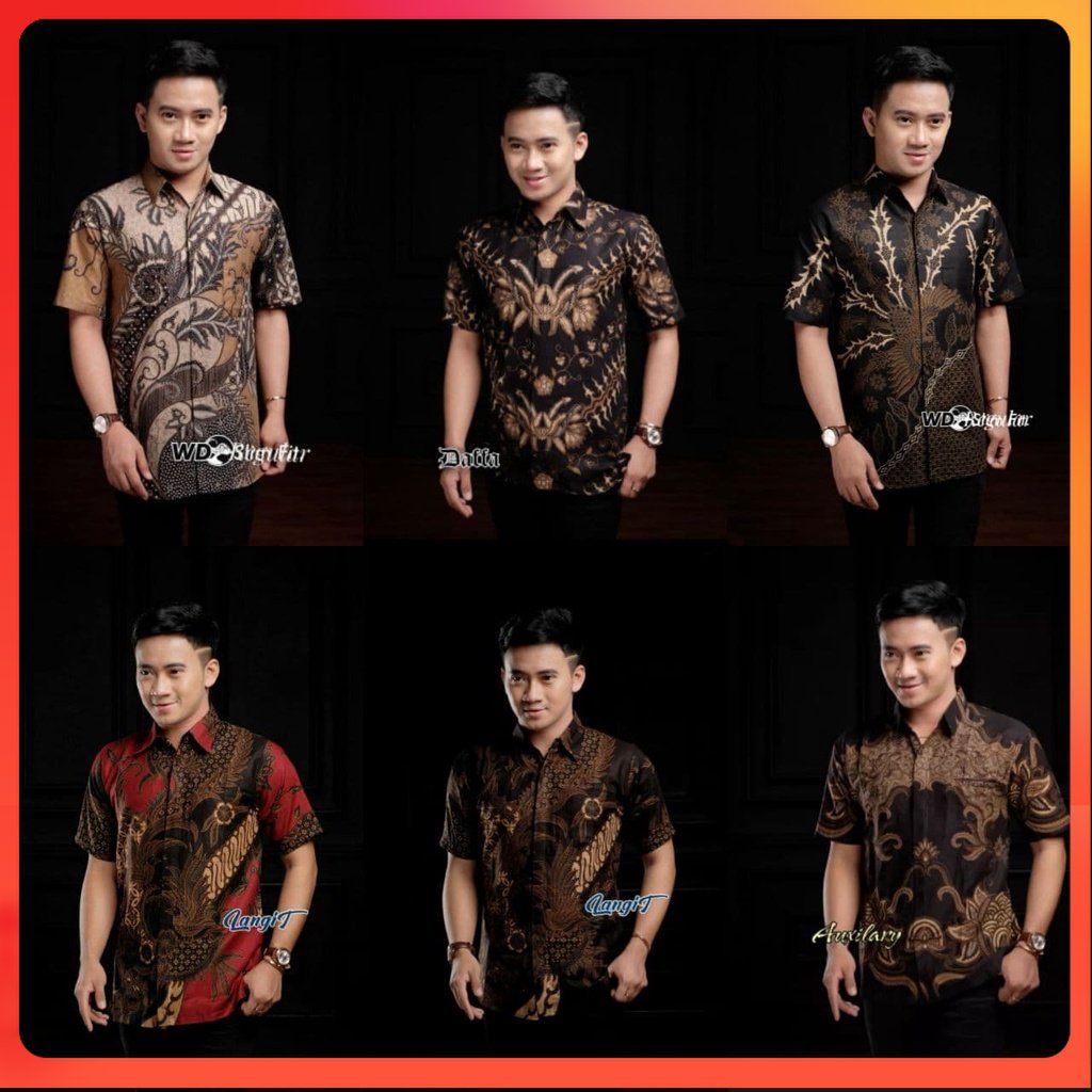 Baju Batik Pria Gus Azmi Syubabanul Muslimin Batik Katun Halus Hadroh Azzahir Hilwa