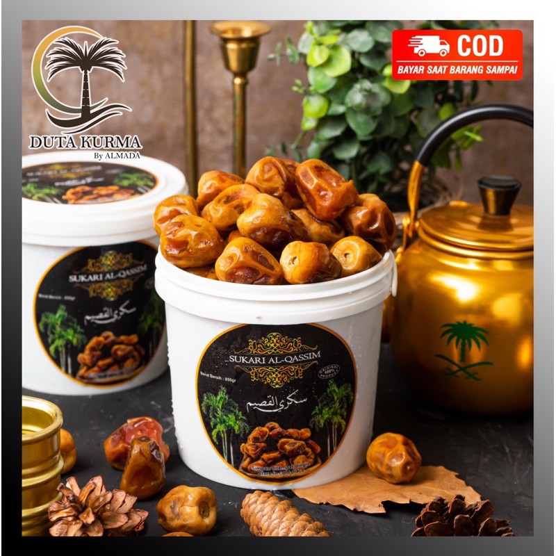 

{COD} Kurma SUKARI Ember Al-Qassim 800gr Sukkari ORI Premium Kualitas 100% ORIGINAL SUPER PREMIUM