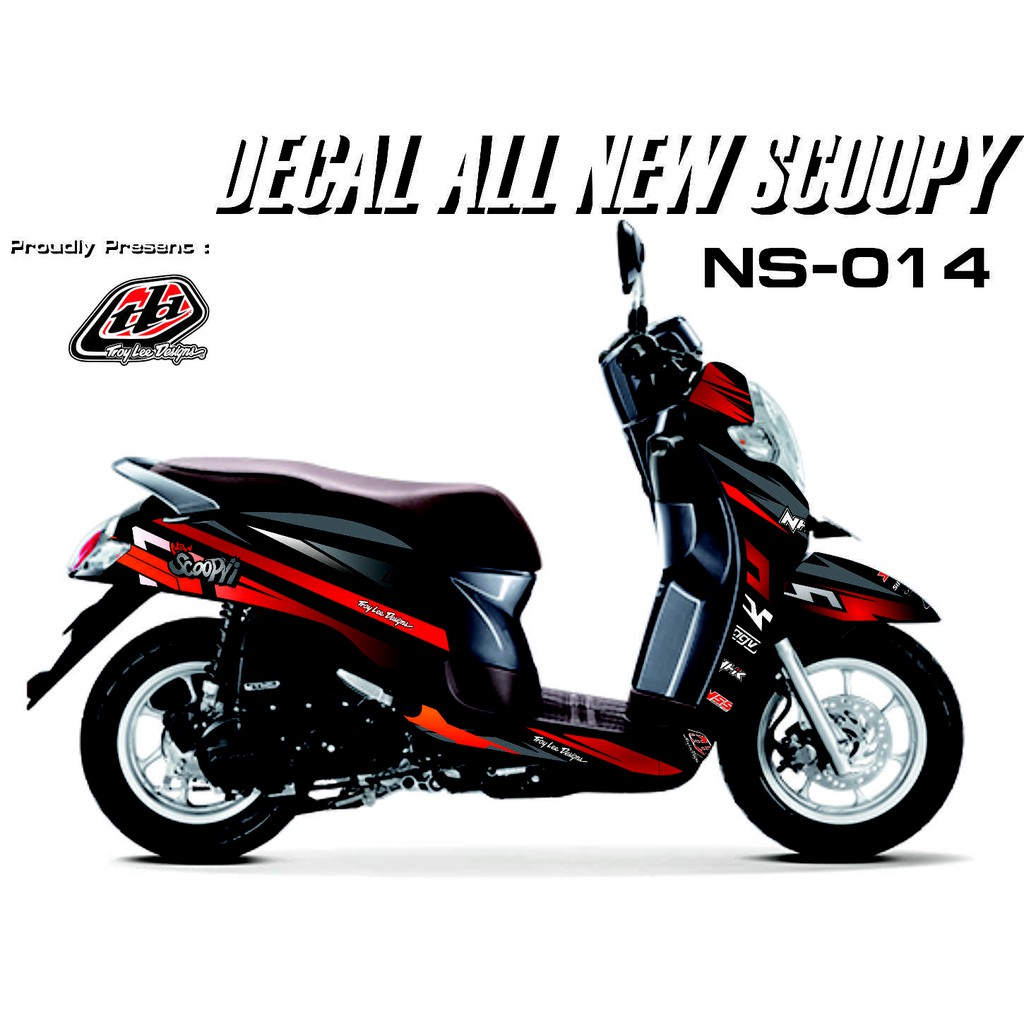 Sticker Decal Honda Scoopy New Full Body Yss