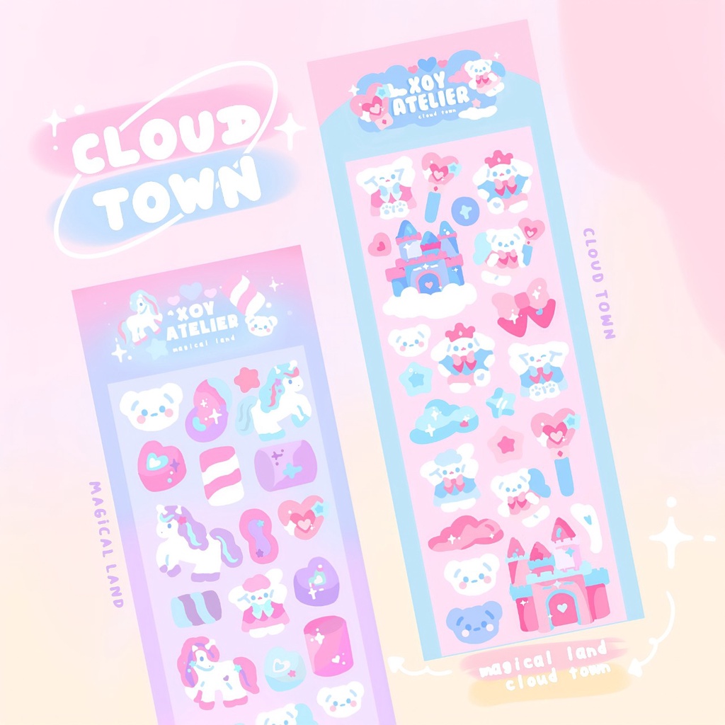 

Cloud Town & Magical land sticker