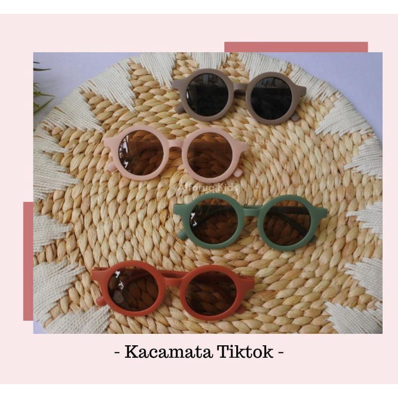 Kacamata Anak / Kacamata Hitam / Sunglasses Anak / Kacamata Viral / Kacamata Tiktok