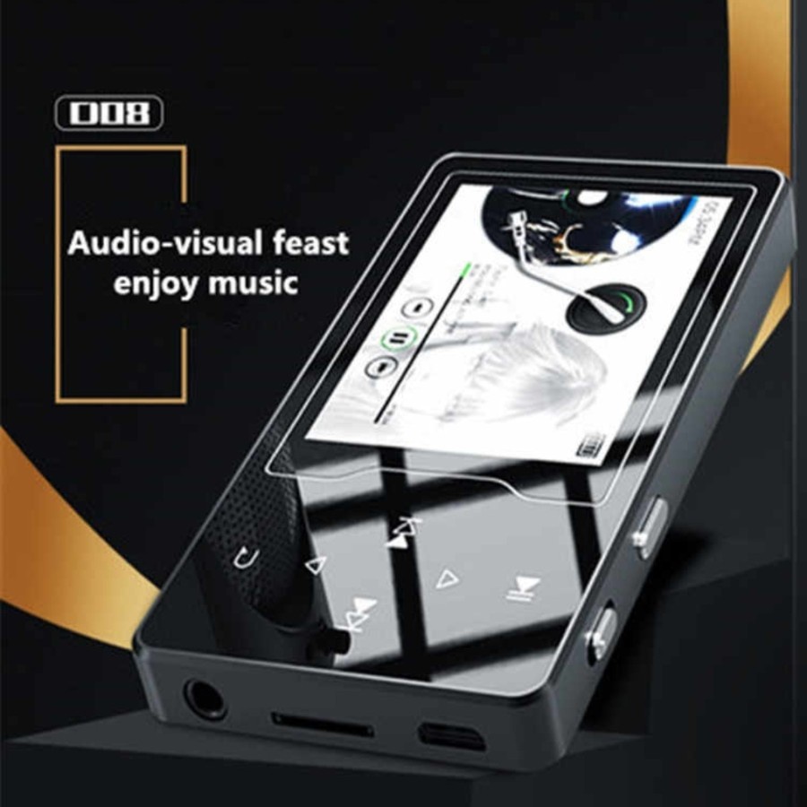 RUIZU D08 FULL METAL 8GB MP3 MP4 Player 1080P SPEAKER DAP X02 ORIGINAL