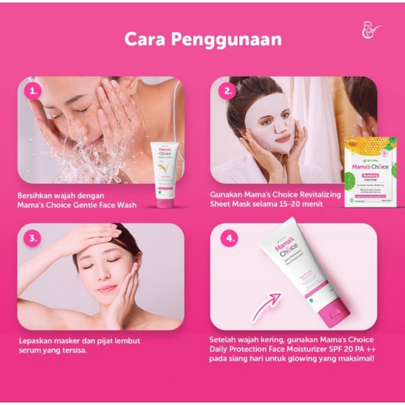 Mama's Choice Sheet Mask Revitalizing Isi 3 Pcs - Masker Wajah