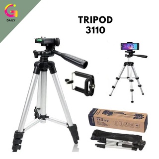 Tripod Foto Kamera Handphone TR 3110 Weifeng Tinggi 1 Meter | Bonus Tas Tripod dan Holder U Universal