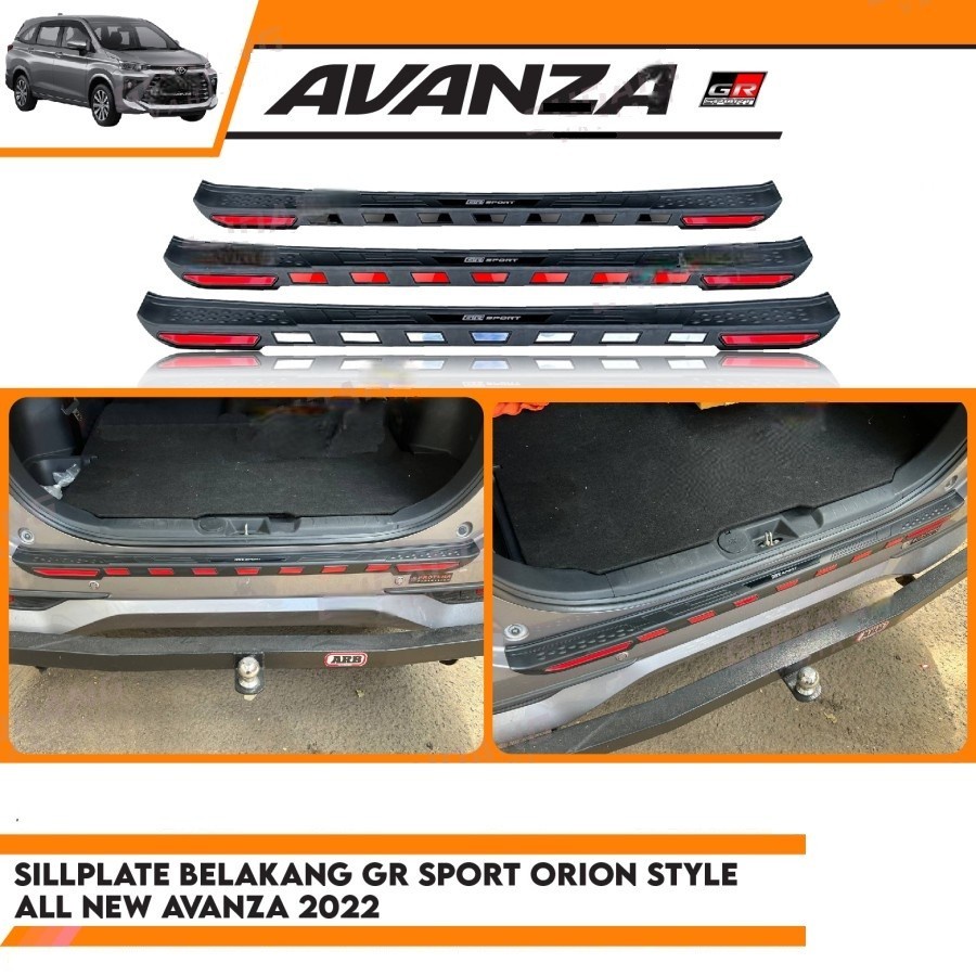 Sillplate Belakang Mobil Avanza 2022 GR Sport Presisi