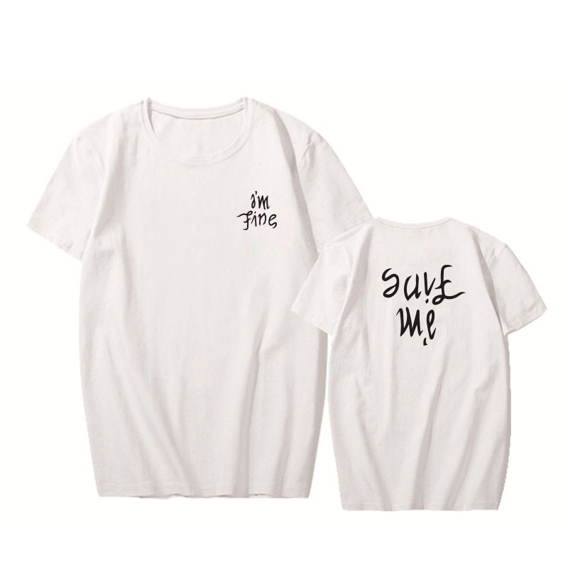 Kaos Kpop Unisex Bangtan Save Me &amp; I'm Fine