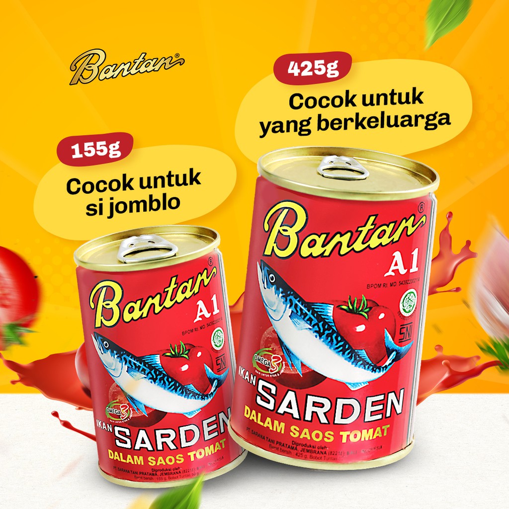 Sarden Bantan 425g