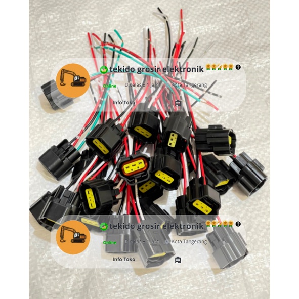 Socket Soket Selenoid Valve SK200-8 SOKET KOBELCO IMPOR