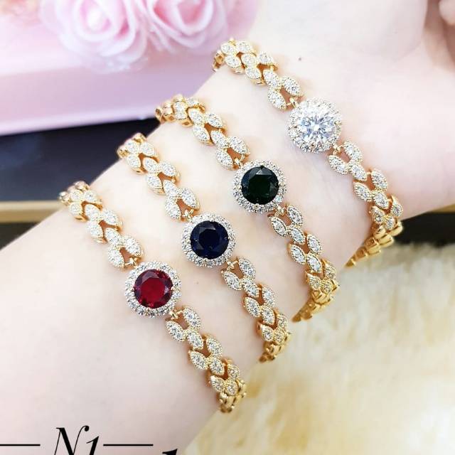 Xuping gelang lapis emas 24k 1524j