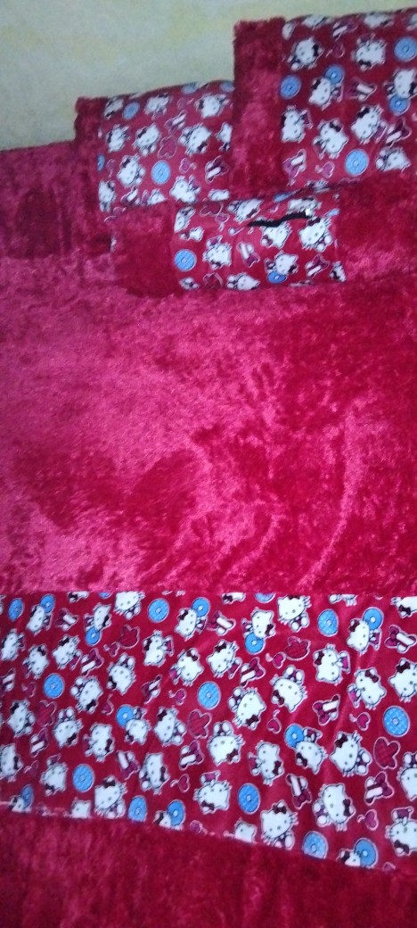 Kasur Bulu Rasfur Mbah Blangkon Uk.180x120x6cm Tebal Empuk Hello Kitty Terlaris Termurah / Surpet