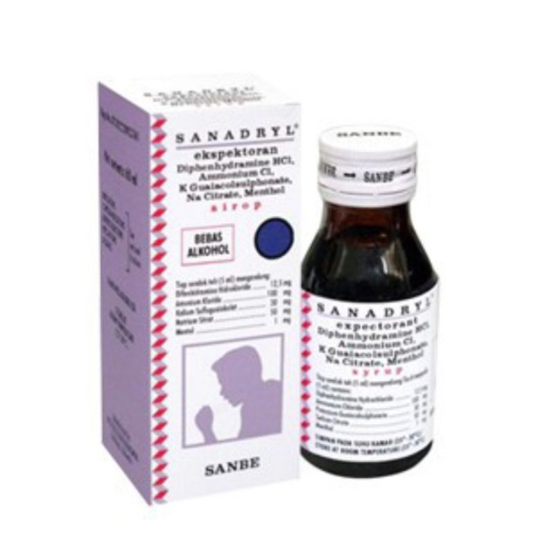 SANADRYL EXPECTORANT SIRUP 60ML