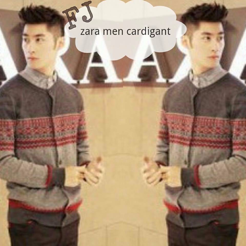 Baju Rajut Pria Korea Zara Man Cardy