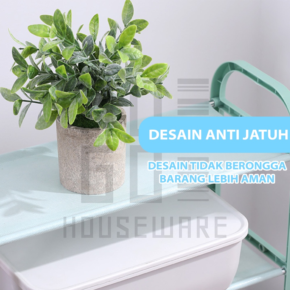 HUGO Tempat Sepatu Rak Sepatu Sandal Multifungsi Bahan Plastik &amp; Besi