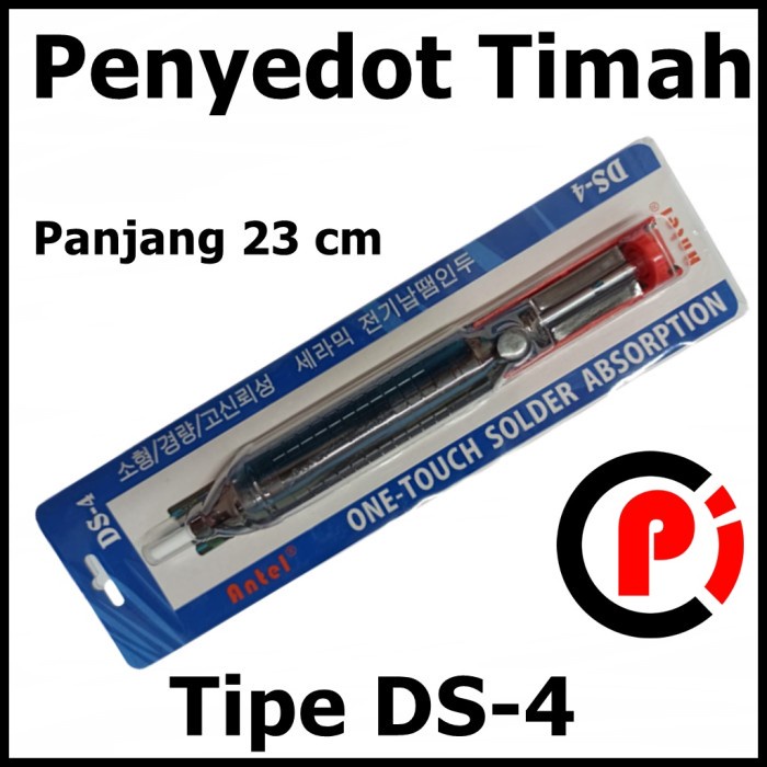 Antel Penyedot Timah Soldering Desoldering Pump Panjang 23 cm Type DS4